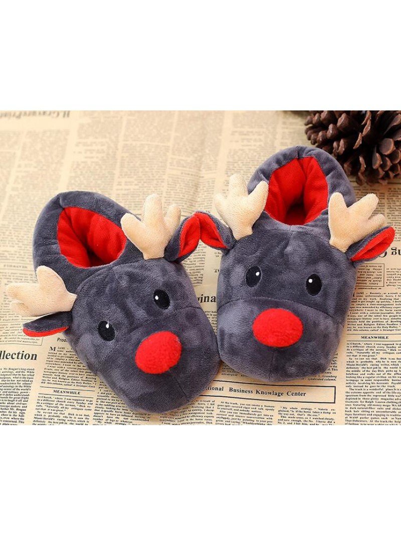 reindeer slippers with bells for adults
