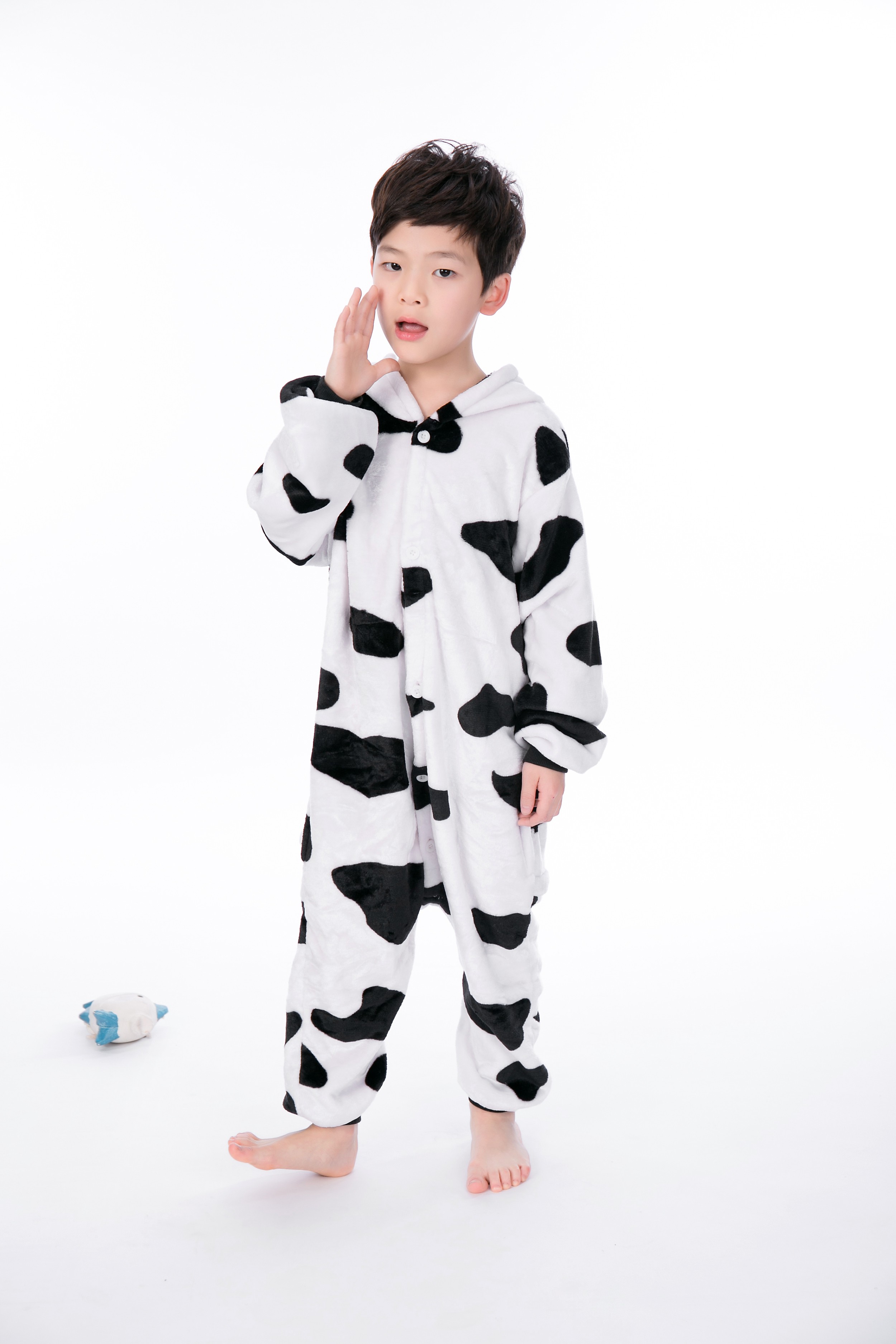 Cow Onesie Kigurumi Pajamas Kids For Kids | Lilypajamas.com